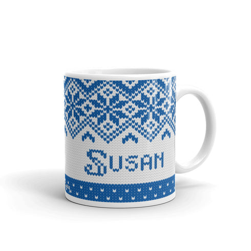 Personalized Snowflake Mug
